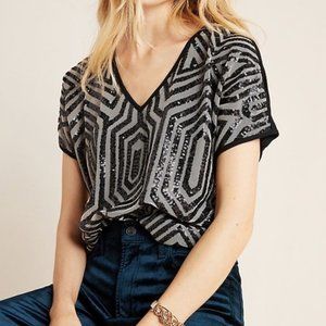 Porridge Gabi Sequin Top